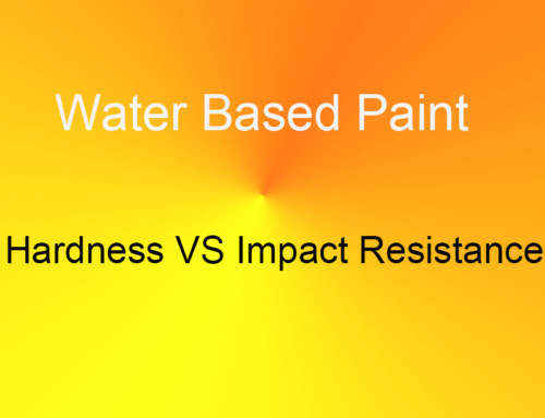 Hardness and impact resitance of water based paint